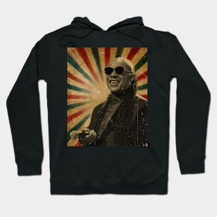 Photo Vintage Retro Look Fan Design // Stevie Wonder Hoodie